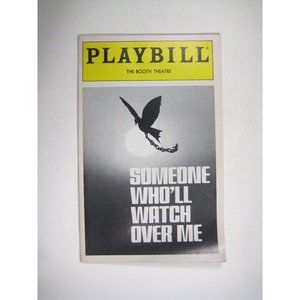 Someone Who Will Watch Over Me Booth Theatre Playbill April 1993 Stephen Rea